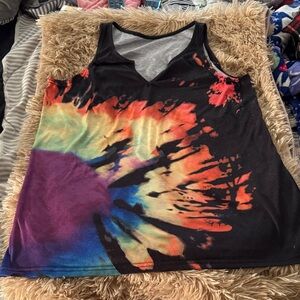 Vibrant Multicolor Women's Tank Top